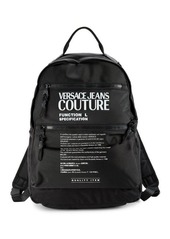 Versace Logo Graphic Backpack