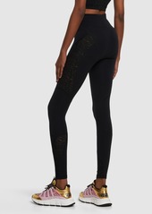 Versace Logo Jacquard Leggings