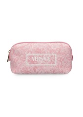 Versace Logo Jacquard Makeup Bag