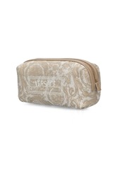 Versace Logo Jacquard Makeup Bag