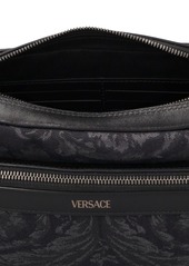 Versace Logo Jacquard Toiletry Bag