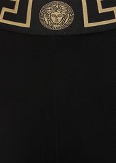 Versace Logo Jersey Leggings