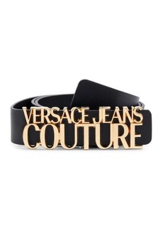Versace Logo Leather Belt