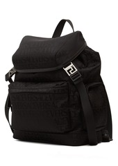 Versace Logo Nylon Backpack