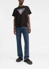 Versace logo-patch cotton T-shirt