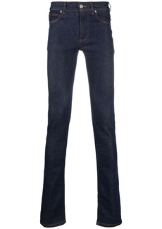 Versace logo-patch skinny-cut jeans