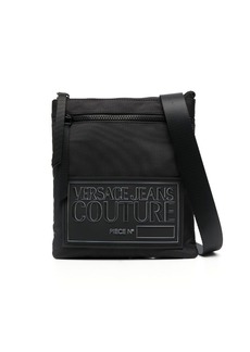 Versace logo-patch zip-fastening shoulder bag