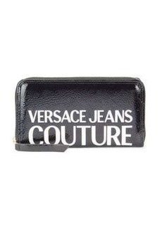 Versace Logo Patent Continental Wallet