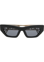Versace logo-plaque cat-eye sunglasses