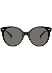 Versace logo-plaque round-frame sunglasses