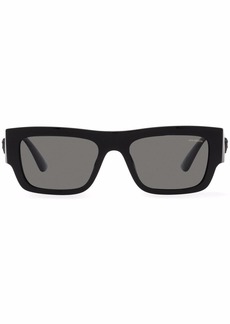 Versace logo-plaque square-frame sunglasses