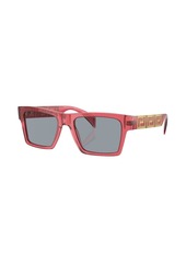 Versace logo-plaque square-frame sunglasses