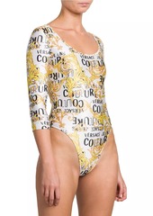 Versace Logo-Print Bodysuit