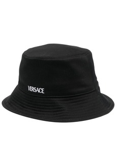 Versace logo-print bucket hat