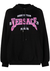 Versace logo-print cotton hoodie