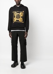 Versace logo-print cotton hoodie