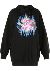 Versace logo-print cotton hoodie