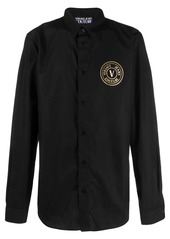 Versace logo-print cotton shirt