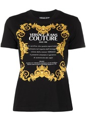 Versace logo print cotton T-shirt