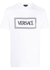 Versace 90s Logo embroidered T-shirt