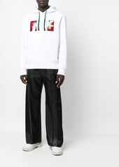 Versace logo-print drawstring hoodie