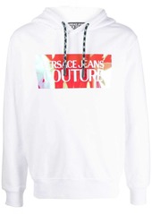 Versace logo-print drawstring hoodie