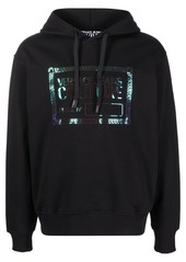 Versace logo-print hoodie