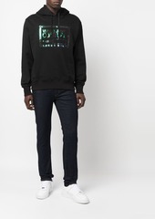 Versace logo-print hoodie