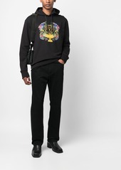 Versace logo-print hoodie