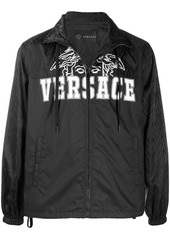Versace logo print jacket