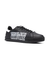 Versace logo-print lace-up sneakers