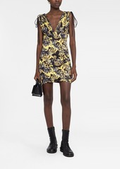 Versace logo-print minidress