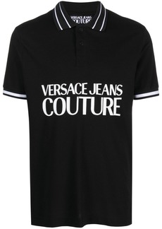 Versace logo-print polo shirt
