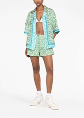 Versace Allover silk shorts