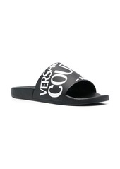 Versace logo-print slides