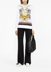 Versace logo-print sweatshirt