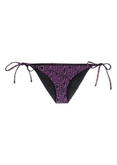 Versace logo-print tie-fastening bikini bottoms