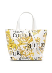 Versace logo-print tote bag