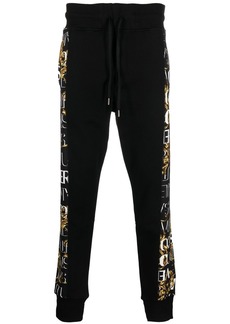 Versace logo print track pants