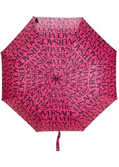 Versace logo-print umbrella