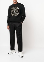 Versace logo-print wool jumper