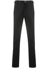 Versace logo tab tailored trousers