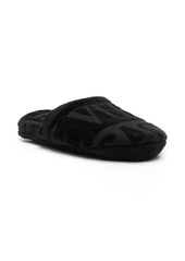 Versace logo towelling-finish slippers