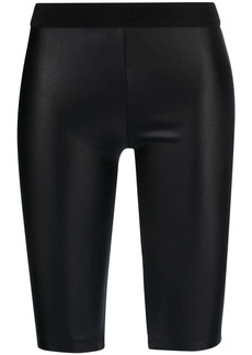 Versace logo-waistband cycling shorts