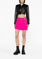 Versace low-rise buttoned skirt