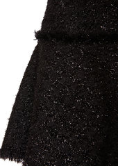 Versace Lurex Tweed Cutout Mini Dress