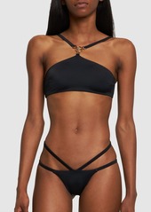 Versace Lycra Halter Neck Bikini Top