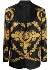 Versace Maschera Baroque print blazer