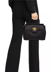 Versace Medium La Medusa Leather Top Handle Bag