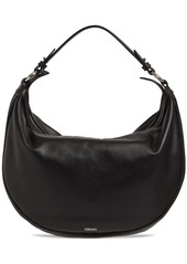 Versace Medium Repeat Smooth Leather Hobo Bag